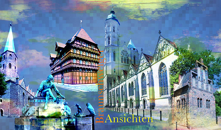 Serie Stadtansichten von Braunschweig: Neustadt